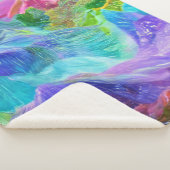 Lebhafter Kristallberg Abstrakt Sherpadecke (3/4)