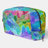 Lebhafter Kristallberg Abstrakt Waschbeutel (Rechte Ecke)