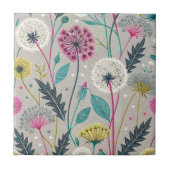 Lebhafter Kronleuchter und Foliage Nahtloses Muste Fliese (Vorderseite)