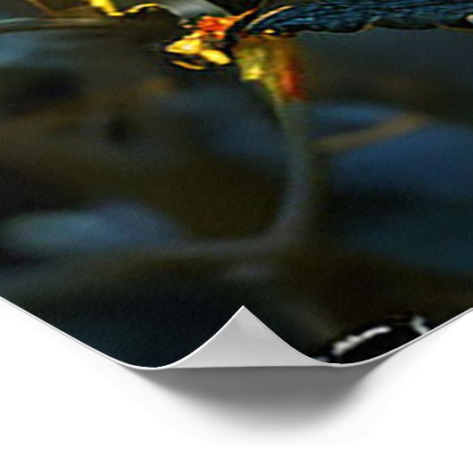 Lebhafter Ladybug Poster (Ecke)