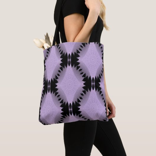 Lebhafter Lavendel.... Tasche (Von Nahem)