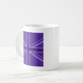 Lebhafter Lila Farbton Kaffeetasse (Vorderseite Links)