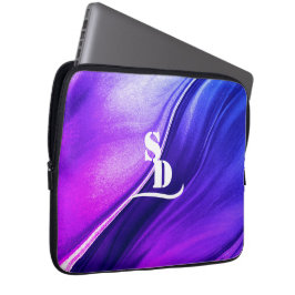 Lebhafter, Lila rosafarbener Laptop-Sieb Laptopschutzhülle