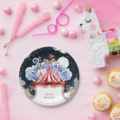 Lebhafter magischer Zirkus Geburtstag Pappteller (Party)