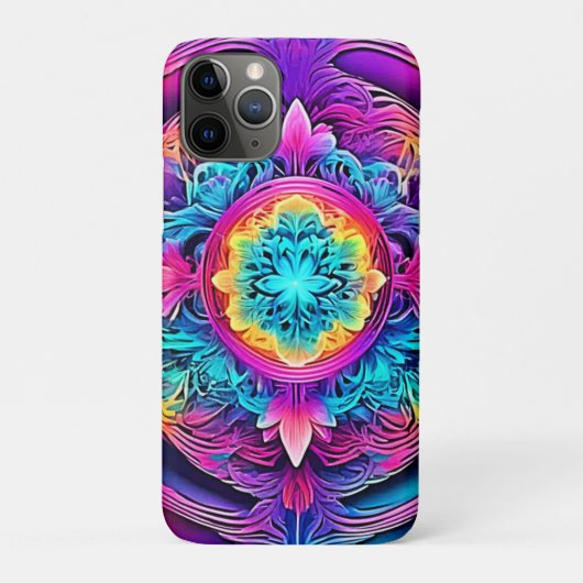 Lebhafter Mandala Spirit Case-Mate iPhone Hülle (Rückseite)