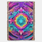 Lebhafter Mandala Spirit Decke (Vorderseite Vertikal)