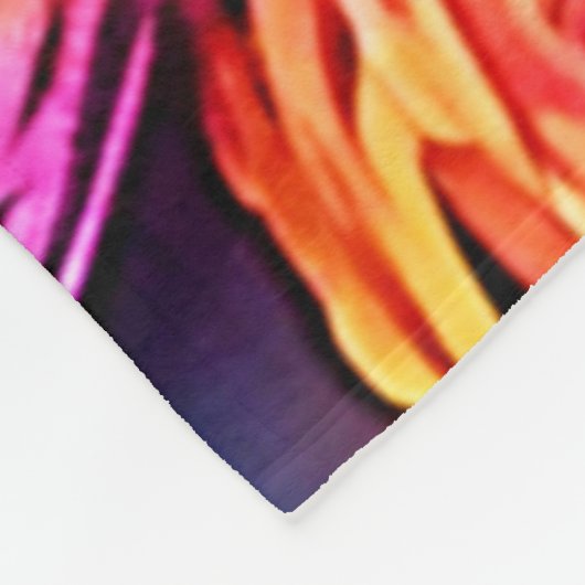 Lebhafter Mandala Spirit Fleecedecke (Ecke)