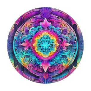 Lebhafter Mandala Spirit Schneidebrett