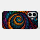 Lebhafter Mandala Swirl: OtterBox Case-Mate iPhone Hülle (Rückseite (Horizontal))