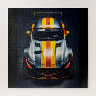 Lebhafter Matte Race Car Jigsaw Puzzle-Fun und Spi Puzzle