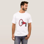 Lebhafter Megaphon T-Shirt (Vorne ganz)