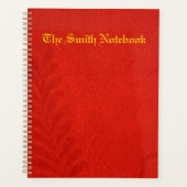 Lebhafter Minimalistischer Leaf-Schatten Planer (Vorderseite)