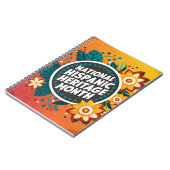 Lebhafter Monat des hispanischen Nationalerbes Notizblock (Linke Seite)