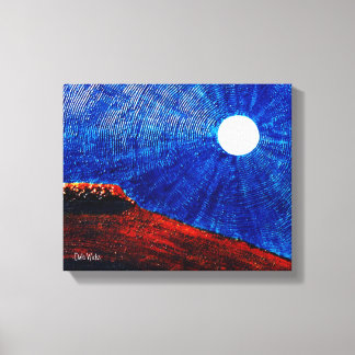 Lebhafter Mond Leinwanddruck