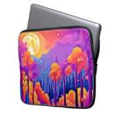 Lebhafter Moonlit-Wald Laptopschutzhülle (Vorderseite Links)