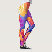 Lebhafter Moonlit-Wald Leggings (Rechts)