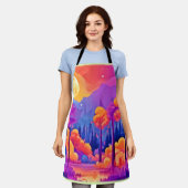 Lebhafter Moonlit-Wald Schürze (Getragen)