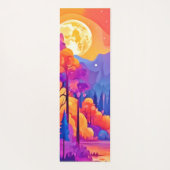 Lebhafter Moonlit-Wald Yogamatte (Rückseite)