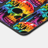 Lebhafter Multicolor Skull Schreibtischunterlage (Ecke)