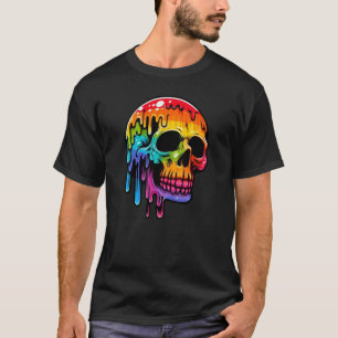 Lebhafter Multicolor Skull T-Shirt
