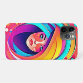 Lebhafter Musikfluss Case-Mate iPhone Hülle (Rückseite (Horizontal))