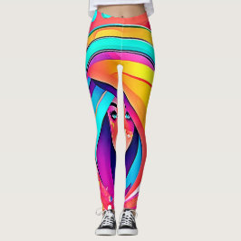 Lebhafter Musikfluss Leggings