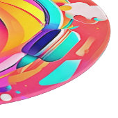 Lebhafter Musikfluss Schneidebrett (Ecke)