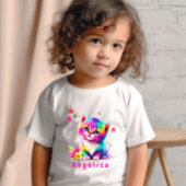 Lebhafter Name des Kätzchens Baby T-shirt