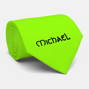 Lebhafter Neon fluoreszierender grüner keltischer Krawatte