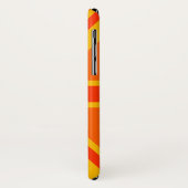 Lebhafter Orange Behalte Ihre Textunionsbuchse ber Case-Mate iPhone Hülle (Hinten/Links)