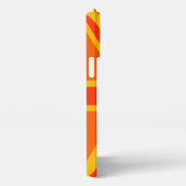 Lebhafter Orange Behalte Ihre Textunionsbuchse ber iPhone Hülle (Rechte Seite)