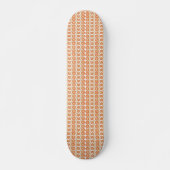 Lebhafter orangefarbener und weißgestrichener Hint Skateboard (Vorne)
