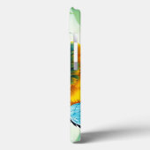 Lebhafter Papagei mit detaillierten Federn Case-Mate iPhone Hülle (Rückseite / Links)