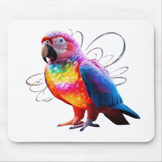 Lebhafter Papagei Mousepad