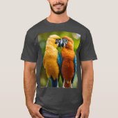Lebhafter Parrot Pair-T - Shirt (Vorderseite)
