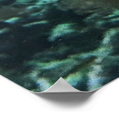 Lebhafter Parrotfish Poster (Ecke)