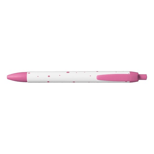 Lebhafter Pink-Punkt-Stift Kugelschreiber (Rückseite)