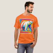 Lebhafter Polar-Bär T-Shirt (Vorne ganz)
