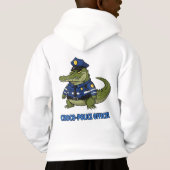 Lebhafter Polizeizauber Hoodie (Rückseite)