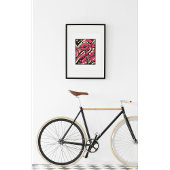 Lebhafter Pop Art Poppy Poster