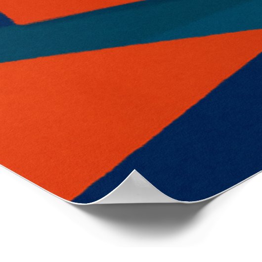 Lebhafter Pop Art Sphinx Poster (Ecke)