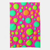 Lebhafter Pop des Farbdesigns Geschirrtuch (Vertikal)