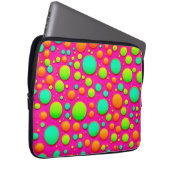 Lebhafter Pop des Farbdesigns Laptopschutzhülle (Vorne Rechts)