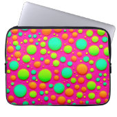 Lebhafter Pop des Farbdesigns Laptopschutzhülle (Vorderseite)