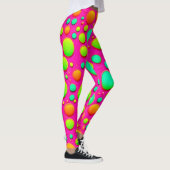 Lebhafter Pop des Farbdesigns Leggings (Rechts)