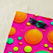 Lebhafter Pop des Farbdesigns Strandtuch (Beispiel)