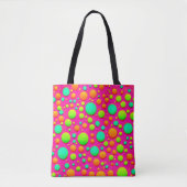 Lebhafter Pop des Farbdesigns Tasche (Vorderseite)