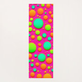 Lebhafter Pop des Farbdesigns Yogamatte (Rückseite)