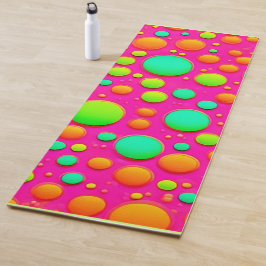 Lebhafter Pop des Farbdesigns Yogamatte