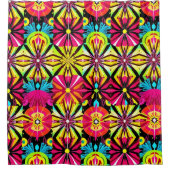 Lebhafter Pop Kunstdusche Vorhang - Frische Farben (Vorderseite)